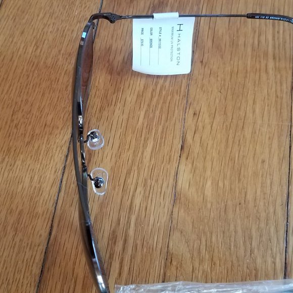 NWT H by Halston Aviator Bronze Sunglasses STyle # HH 11552 - Picture 4 of 7